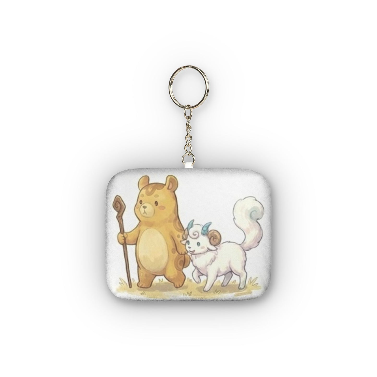 Sylphy & Terra Mini Plush Keychain — Side by Side