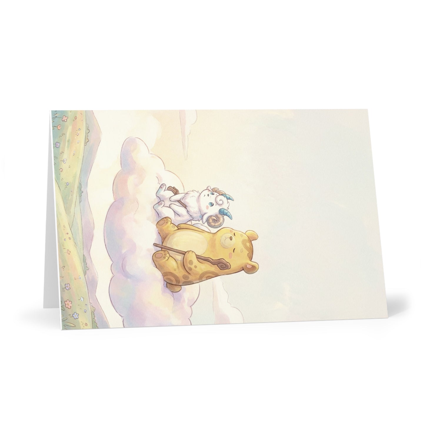 Sylphy & Terra Greeting Cards (7-Pack) — With Love