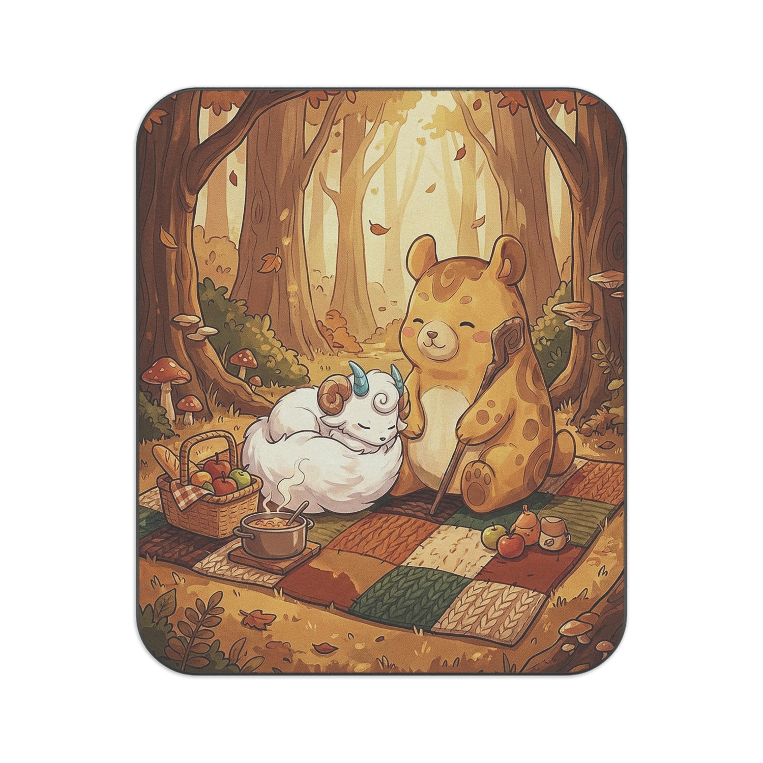 Sylphy & Terra Picnic Blanket — Forest Story