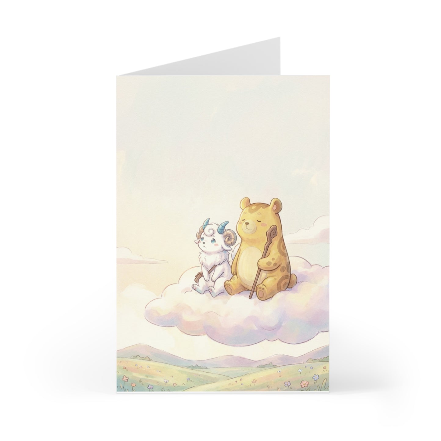 Sylphy & Terra Greeting Cards (7-Pack) — With Love