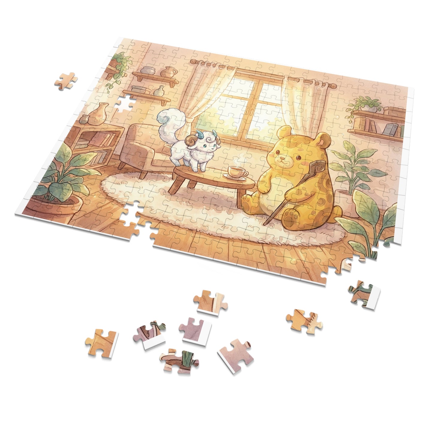 Sylphy & Terra Jigsaw Puzzle (252pcs / 500pcs) – Cozy Room in Room Story