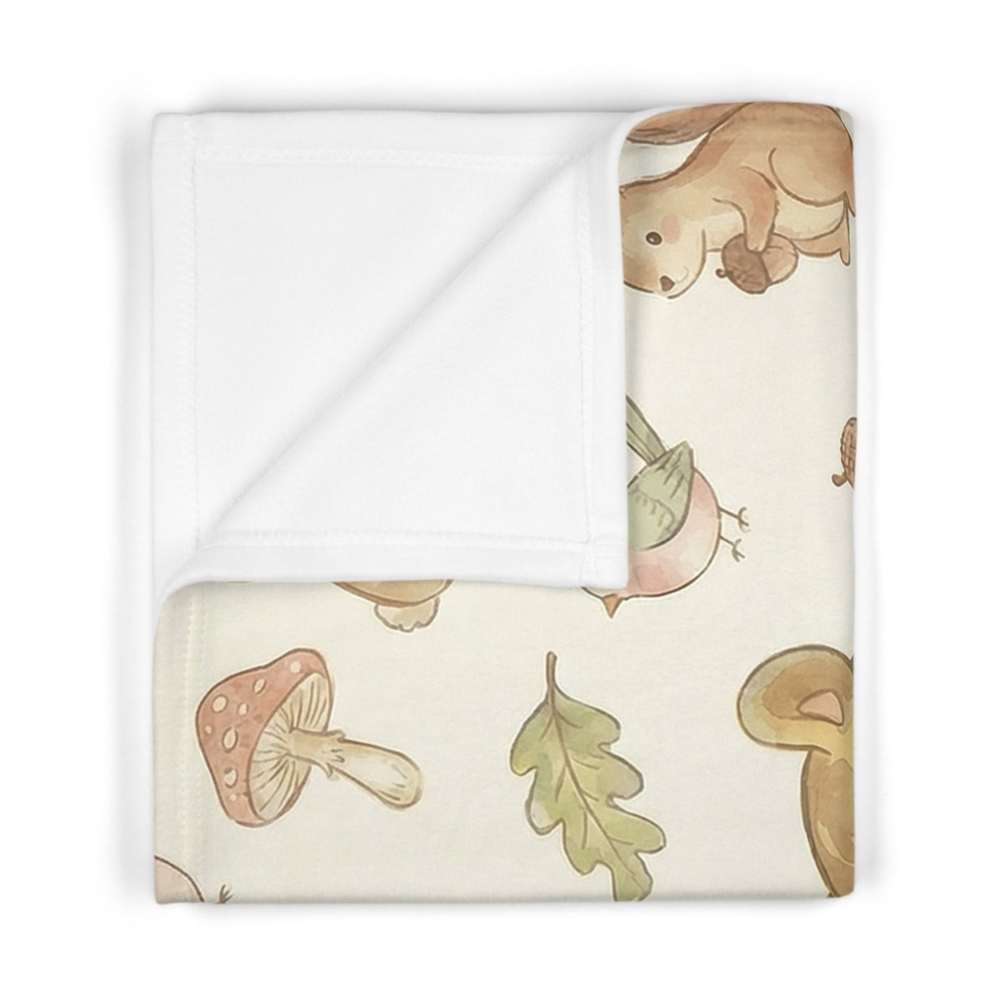 Sylphy & Terra Soft Fleece Baby Blanket— Quiet Pages