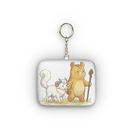 Sylphy & Terra Mini Plush Keychain  — Side by Side