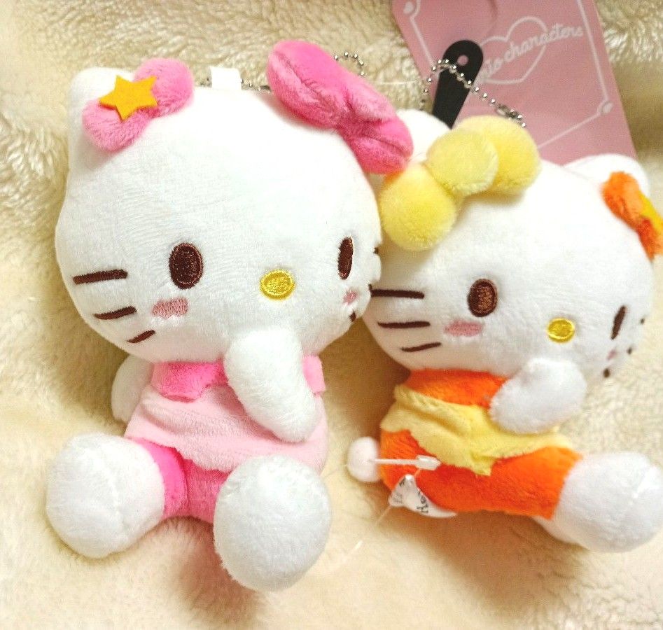 Hello Kitty & Mimmy Gemini Twin Mascot Charm Holder – Sanrio